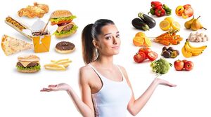 Evitar calorias vazias prejudiciais à saúde em favor de alimentos saudáveis ​​para perder peso