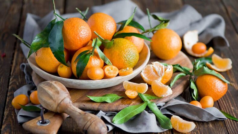 Com diabetes mellitus, você não pode comer tangerinas. 