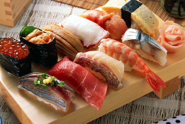 sushi para a dieta japonesa