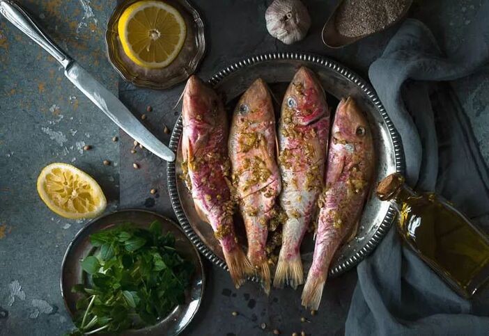 peixes na dieta mediterrânea