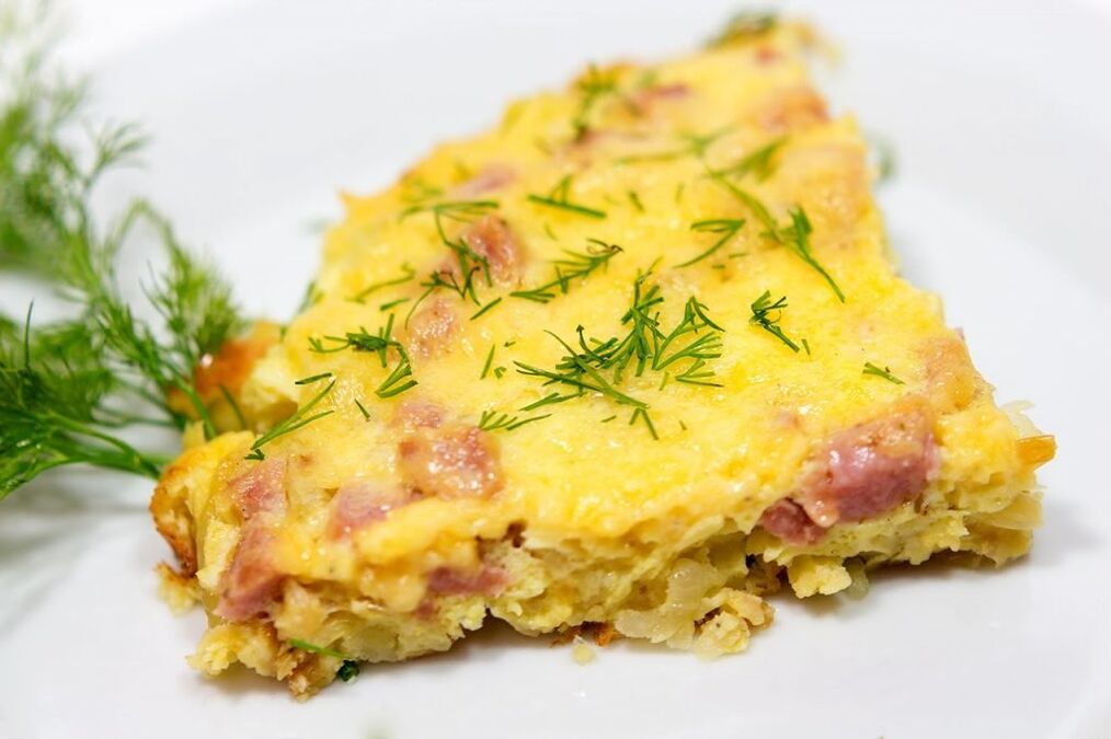 Omelete com presunto pode fazer parte do cardápio diário da dieta Dukan